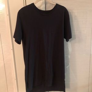 Pacsun Mini short sleeve tshirt dress in dark grey